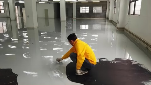 长岭防腐防静电地坪,防腐防静电自流平地坪